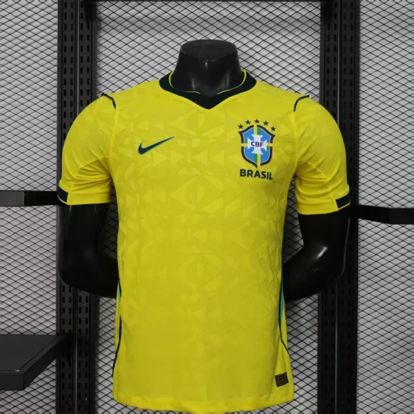 Camisa Brasil Seleção Brasileira Home Jogador Copa do Mundo 2026 Amarela Nike - Imagem 13