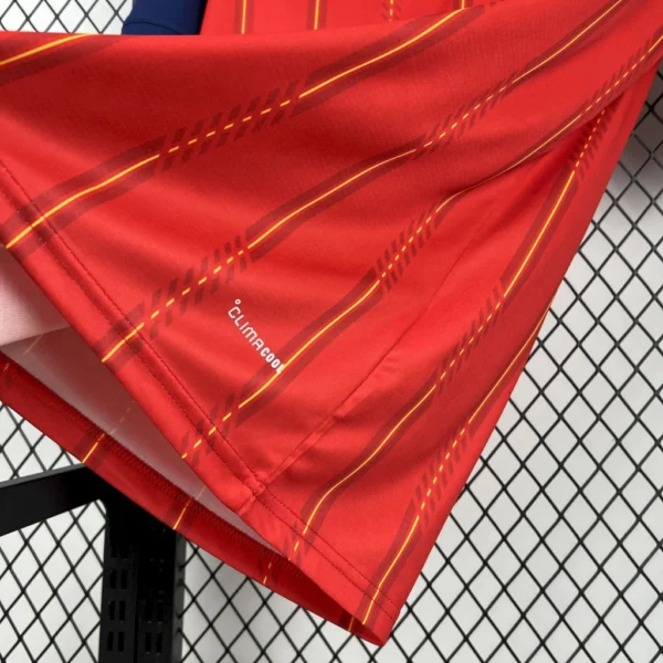 Camisa Seleção Espanha Home Versão Torcedor Copa Do Mundo 2026 Vermelha Adidas - Imagem 4