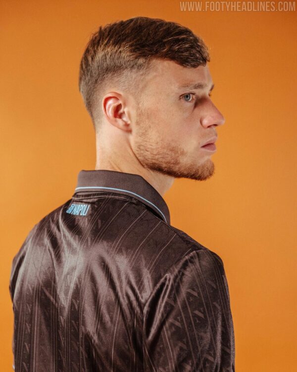 Camisa Napoli Third Versão Jogador 25/2026 Café EA7 Armani - Imagem 11