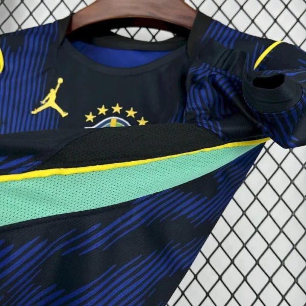Camisa Brasil Seleção Brasileira Away Torcedor Copa do Mundo 2026 Jordan Azul Nike - Imagem 2