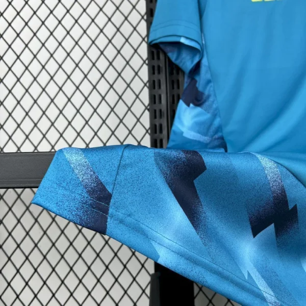 Camisa Seleção Espanha Goleiro Versão Torcedor Copa do Mundo 2026 Azul Adidas - Imagem 2