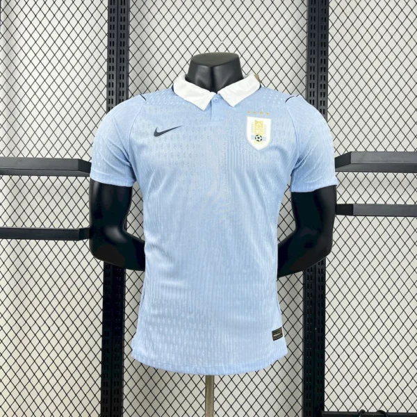Camisa Seleção Uruguai Home Versão Jogador Copa do Mundo 2026 Nike Azul - Imagem 1