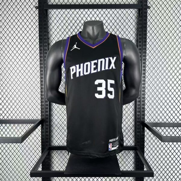 47523e36 Camiseta Regata Basquete NBA Phoenix Suns Statemant Edition 2025/26 Preta Jordan - Imagem 1