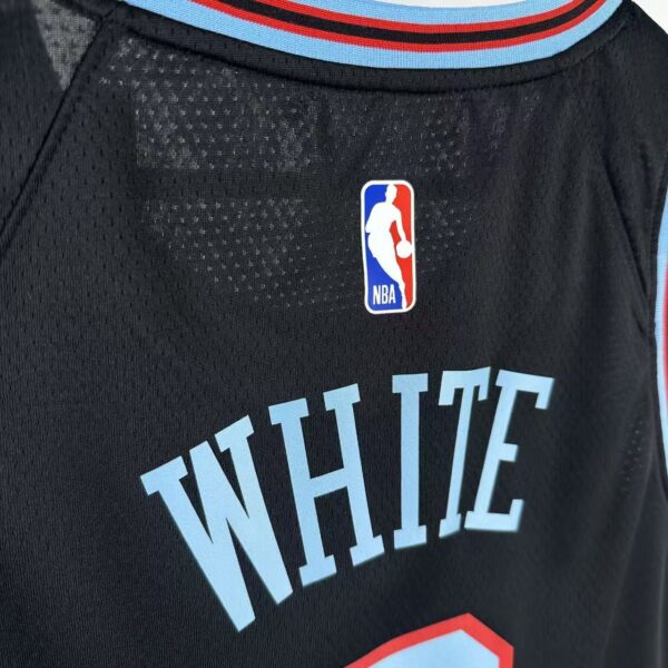 Camiseta Regata Basquete NBA Chicago Bulls City Edition 2025/26 Preta Nike - Imagem 6