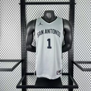Camiseta Regata Basquete NBA San Antonio Spurs Statemant Edition 2025/26 Cinza Jordan