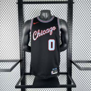 Camiseta Regata Basquete NBA Chicago Bulls City Edition 2025/26 Preta Nike