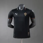 Camisa Seleção Portugal - Edição Especial - Pantera Negra - Eusébio - Versão Jogador - Copa do Mundo 2026 Preta Puma