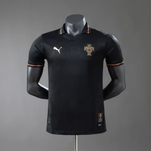Camisa Seleção Portugal - Edição Especial - Pantera Negra - Eusébio - Versão Jogador - Copa do Mundo 2026 Preta Puma