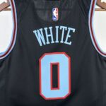 Camiseta Regata Basquete NBA Chicago Bulls City Edition 2025/26 Preta Nike - Imagem 5