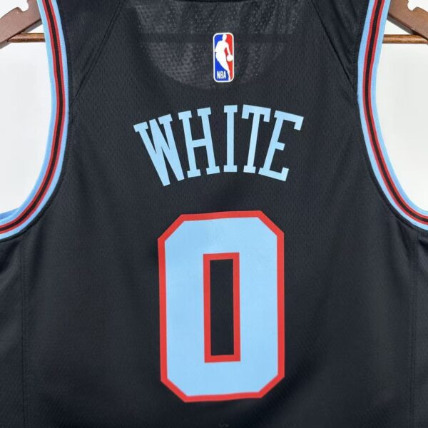 Camiseta Regata Basquete NBA Chicago Bulls City Edition 2025/26 Preta Nike - Imagem 5