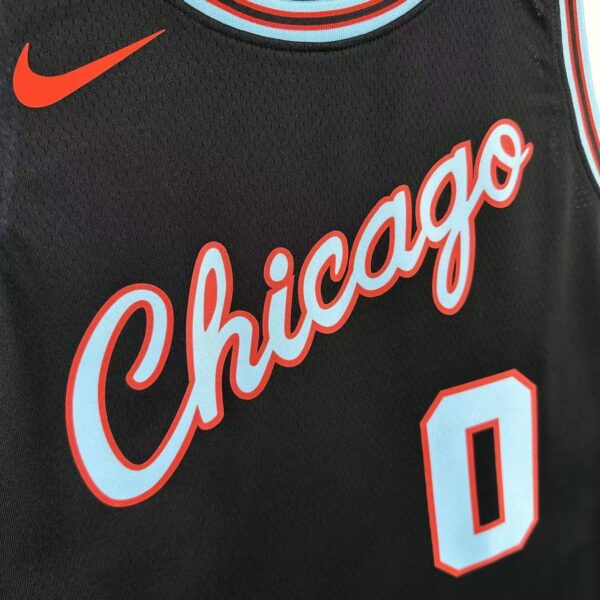 Camiseta Regata Basquete NBA Chicago Bulls City Edition 2025/26 Preta Nike - Imagem 3