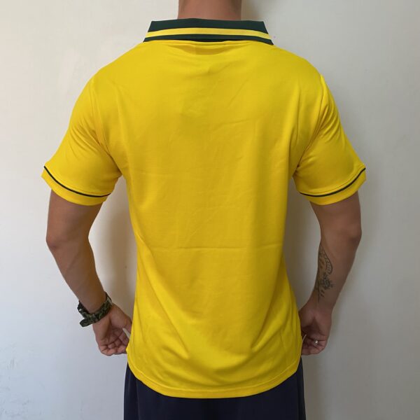 Camisa Retrô Clássica Seleção Brasileira Brasil – Versão Torcedor Umbro – Amarela – 1994 - Imagem 10