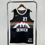 Camiseta Regata NBA Denver Nuggets City Edition Preta 2025/26 Nike