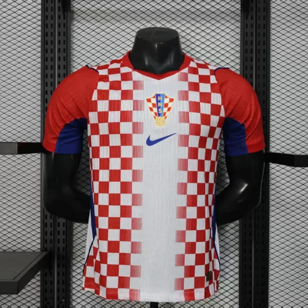 Camisa Seleção Croácia Home Versão Jogador Copa Do Mundo 2026 Branca Nike - Imagem 1