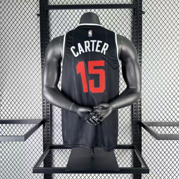 Camiseta Regata Basquete NBA Toronto Raptors City Edition 2025/26 Preta Nike - Imagem 2
