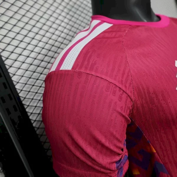 Camisa Seleção México Goleiro Versão Jogador Copa Do Mundo 2026 Rosa Adidas - Imagem 4