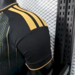 Camisa Seleção Argelia Goleiro Versão Jogador Copa Do Mundo 2026 Preta Adidas - Imagem 2