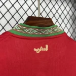 Camisa Seleção Marrocos Home Versão Torcedor Copa Do Mundo 2026 Vermelho Puma - Imagem 9