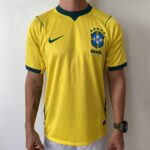 Camisa Brasil Seleção Brasileira Home Torcedor Copa do Mundo 2026 Amarela Nike