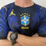 Camisa Brasil Seleção Brasileira Away Torcedor Copa do Mundo 2026 Jordan Azul Nike - Imagem 3