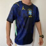 Camisa Brasil Seleção Brasileira Away Torcedor Copa do Mundo 2026 Jordan Azul Nike - Imagem 5