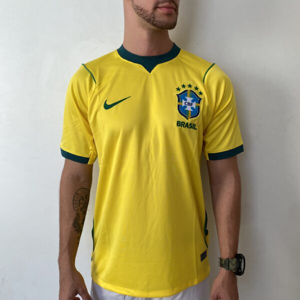 Camisa Brasil Seleção Brasileira Home Torcedor Copa do Mundo 2026 Amarela Nike - Imagem 2