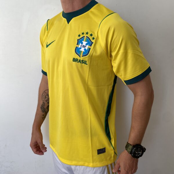 Camisa Brasil Seleção Brasileira Home Torcedor Copa do Mundo 2026 Amarela Nike - Imagem 8