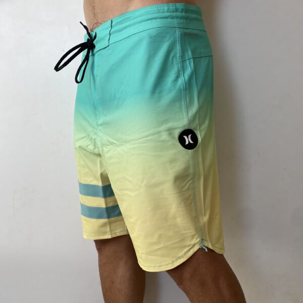 Bermuda Hurley Verde com Amarelo Degradê 2026 - Imagem 3