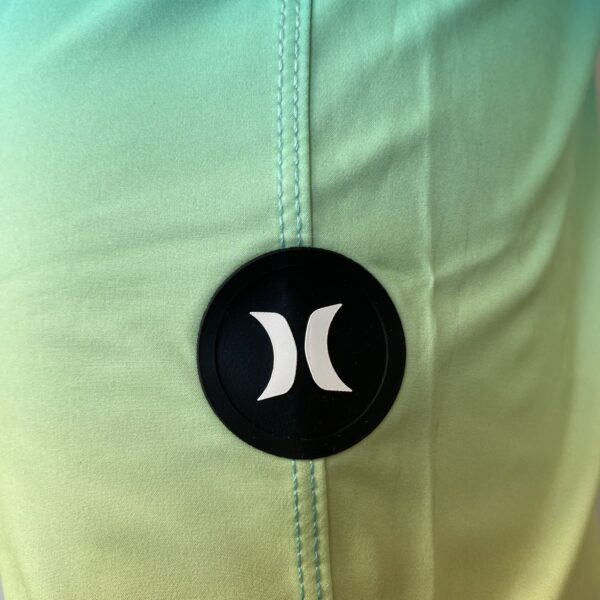 Bermuda Hurley Verde com Amarelo Degradê 2026 - Imagem 8