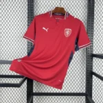 Camisa Seleção Rep. Tcheca Home Versão Torcedor Copa Do Mundo 2026 Vermelha Puma