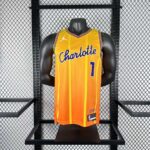Camiseta Regata Basquete NBA Charlotte Hornets Statement Edition 2025/26 Laranja Nike