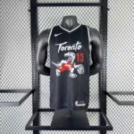 Camiseta Regata Basquete NBA Toronto Raptors City Edition 2025/26 Preta Nike