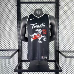 Camiseta Regata Basquete NBA Toronto Raptors City Edition 2025/26 Preta Nike