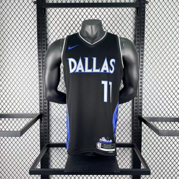 Camiseta Regata Basquete NBA Dallas Mavericks City Edition 2025/26 Preta Nike - Imagem 1
