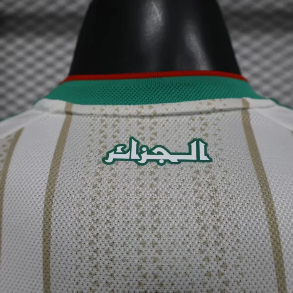 Camisa Seleção Argelia Home Versão Jogador Copa Do Mundo 2026 Branca Adidas - Imagem 8
