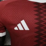 Camisa Seleção Catar Home Versão Jogador Copa Do Mundo 2026 Vermelha Adidas - Imagem 3
