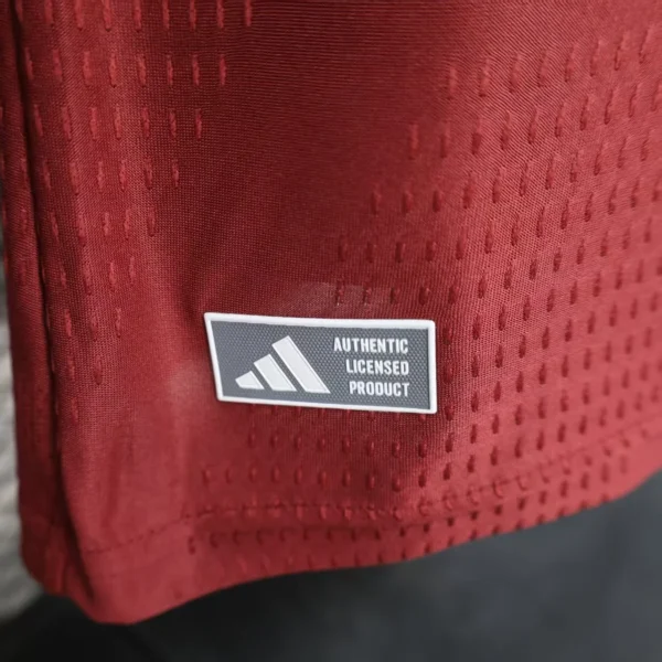 Camisa Seleção Catar Home Versão Jogador Copa Do Mundo 2026 Vermelha Adidas - Imagem 7