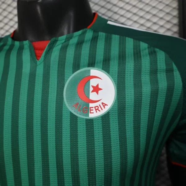 Camisa Seleção Argelia Away Versão Jogador Copa Do Mundo 2026 Verde Adidas - Imagem 4