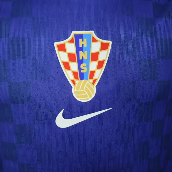 Camisa Seleção Croácia Away Versão Jogador Copa Do Mundo 2026 Azul Nike - Imagem 3
