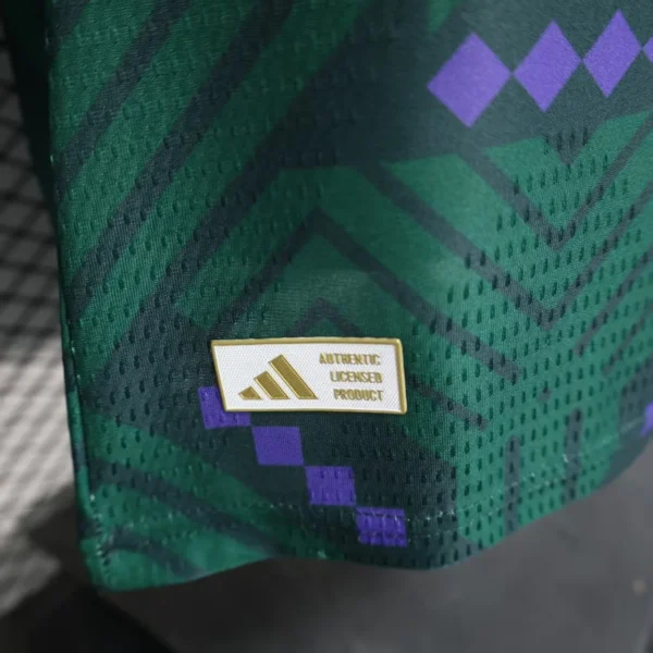 Camisa Seleção Arábia Saudita Home Versão Jogador Copa Do Mundo 2026 Verde Adidas - Imagem 8