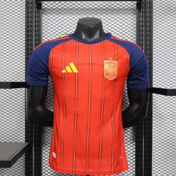 Camisa Seleção Espanha Home Versão Jogador Copa Do Mundo 2026 Vermelha Adidas - Imagem 1