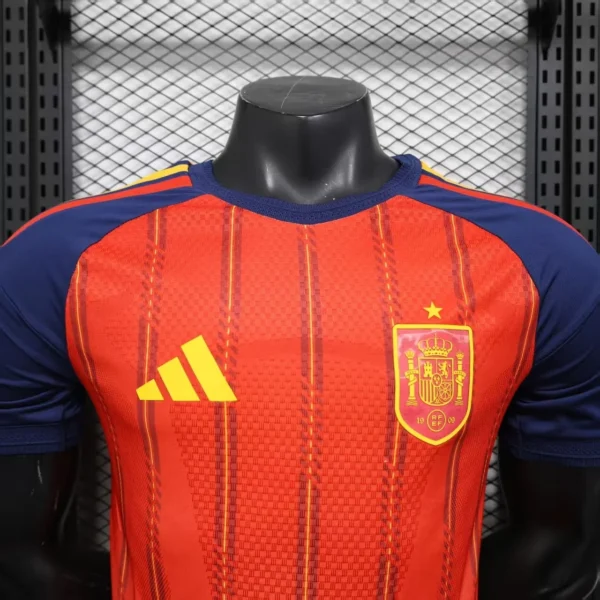 Camisa Seleção Espanha Home Versão Jogador Copa Do Mundo 2026 Vermelha Adidas - Imagem 2