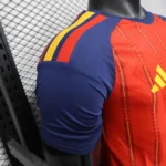 Camisa Seleção Espanha Home Versão Jogador Copa Do Mundo 2026 Vermelha Adidas - Imagem 5