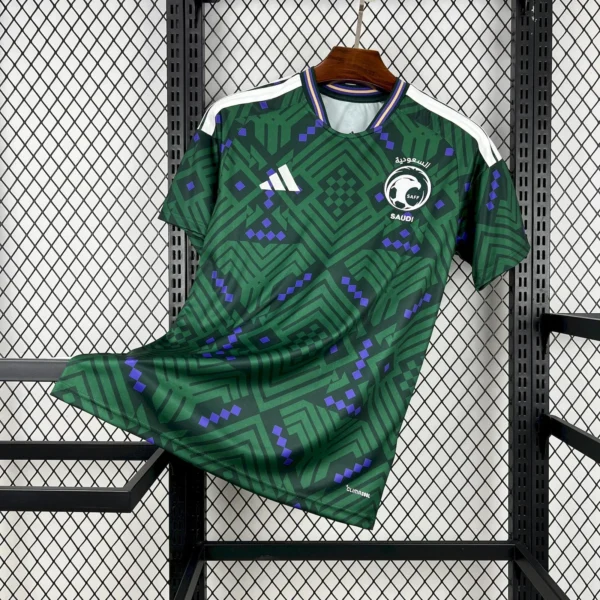 Camisa Seleção Arábia Saudita Home Versão Torcedor Copa Do Mundo 2026 Verde Adidas - Imagem 1