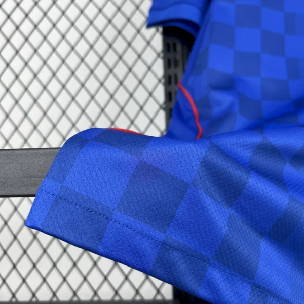 Camisa Seleção Croácia Away Versão Torcedor Copa Do Mundo 2026 Azul Nike - Imagem 6