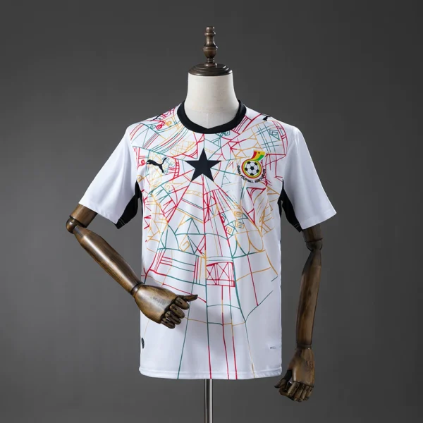 Camisa Seleção Gana Home Versão Torcedor Copa Do Mundo 2026 Branca Puma - Imagem 1