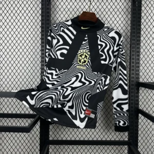 Camisa Brasil Seleção Brasileira Goleiro Manga Longa Torcedor Copa do Mundo 2026 Nike