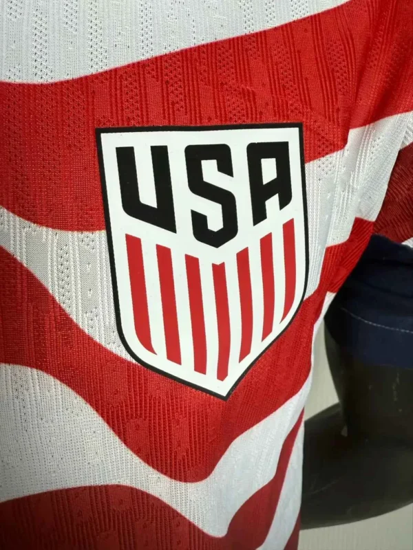 Camisa Seleção Estados Unidos USA Home Versão Jogador Copa Do Mundo 2026 Branca Nike - Imagem 4
