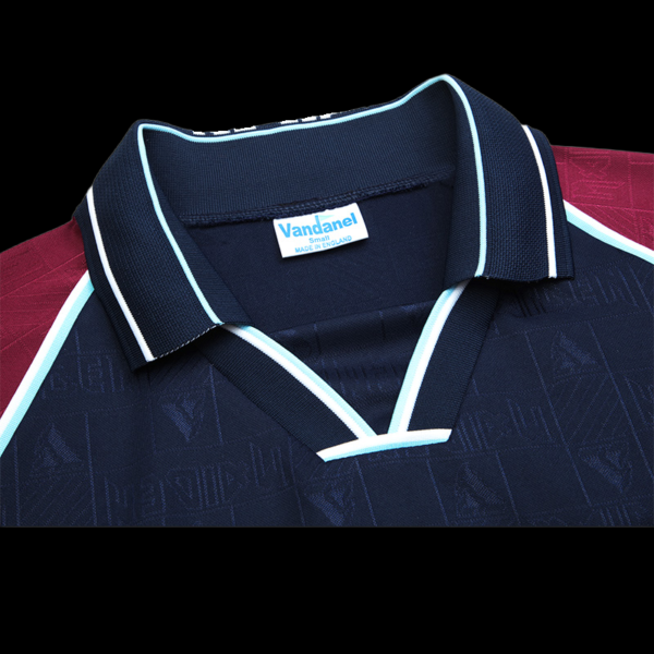 Camisa Retrô West Ham United 1999/2001 Roxa Iron Maiden - Imagem 4