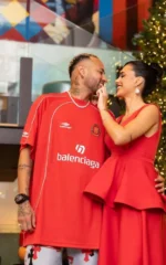 Camisa Balenciaga Oversized Vermelha Luxo Soccer - Imagem 6